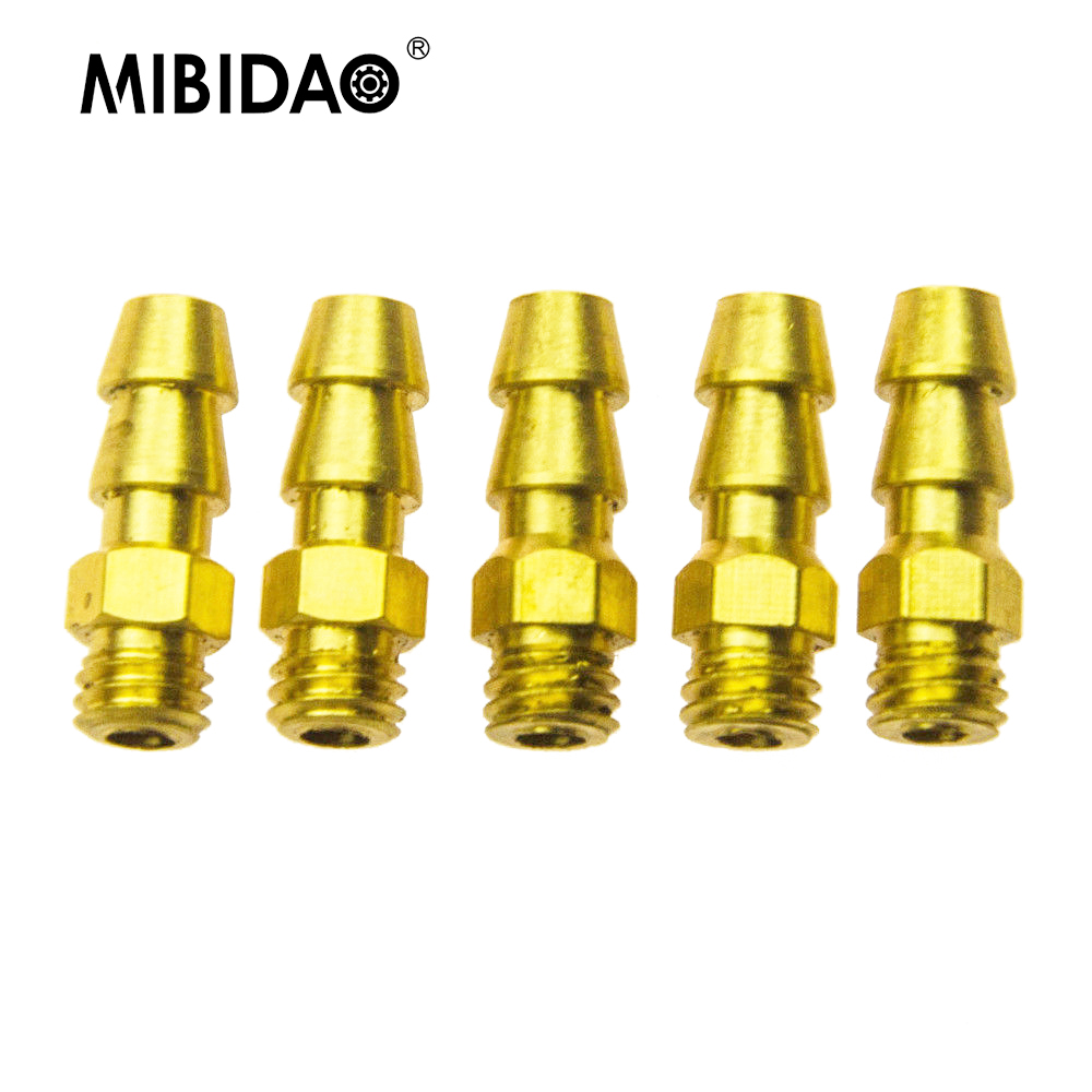 Spoke Nipple Brass - Mibidao 5 Stuks Messing M4 Schroefdraad