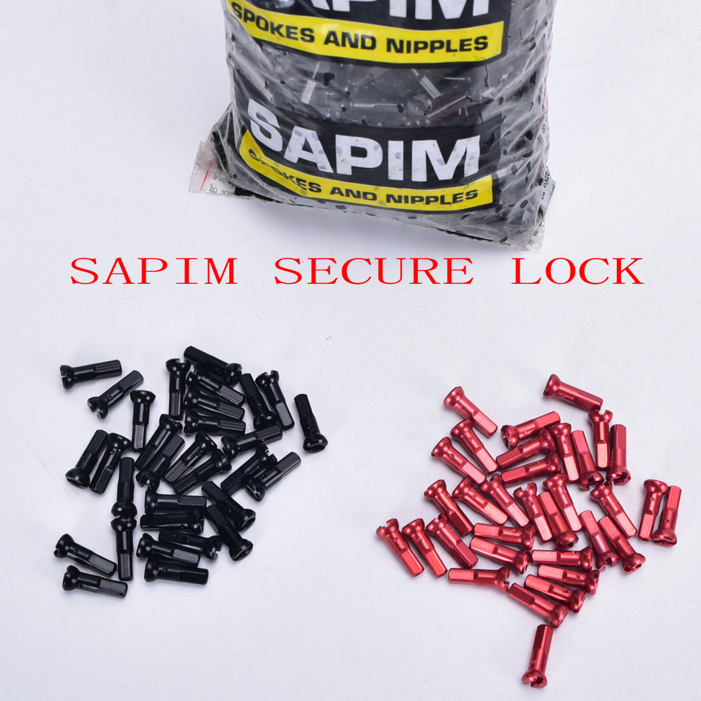 Spoke Nipple Brass - SAPIM SECURE LOCK NIPPLES EXTERN ZWART